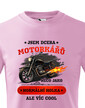 Detské tričko Som dcéra motorkárov