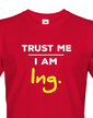 Pánské tričko Trust me I am Ing.