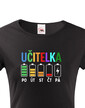 Dámske tričko pre učitěľku - Učiteľské baterky