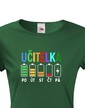 Dámske tričko pre učitěľku - Učiteľské baterky