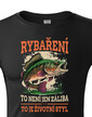 Vtipné rybárské tričko Rybárčenie je životný štýl