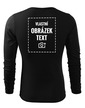 Unisex tričko s dlouhým rukávem s vlastním potiskem