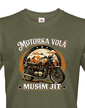 Pánske tričko Motorka volá