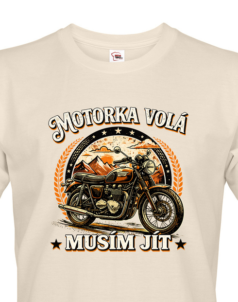 Pánske tričko Motorka volá