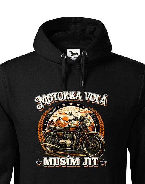 Pánska mikina Motorka volá