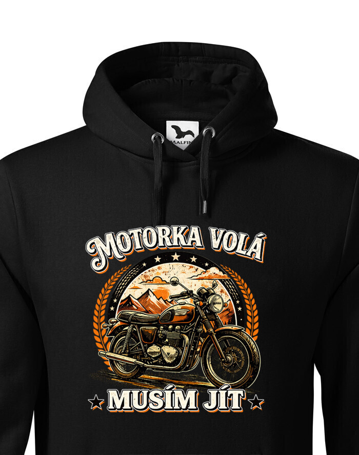 Pánska mikina Motorka volá