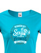 Dámské tričko Neznášam byť sexi ale chodím do fitness