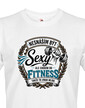 Pánske tričko Neznášam byť sexi ale chodím do fitness