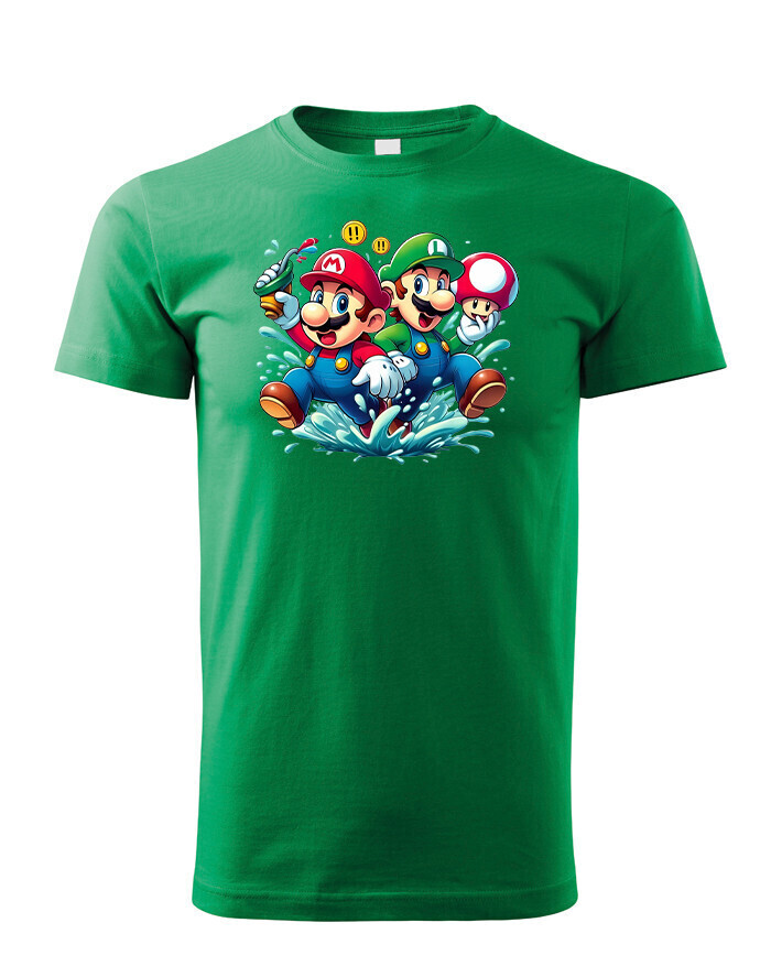 Detské tričko Super Mario a Luigi