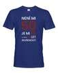 Pánské tričko k 50. narodeninám