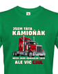 Pánske tričko Tato kamioňák