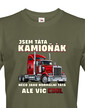 Pánske tričko Tato kamioňák