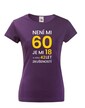 Dámske tričko k 60. narodeninám