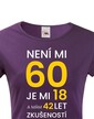 Dámske tričko k 60. narodeninám