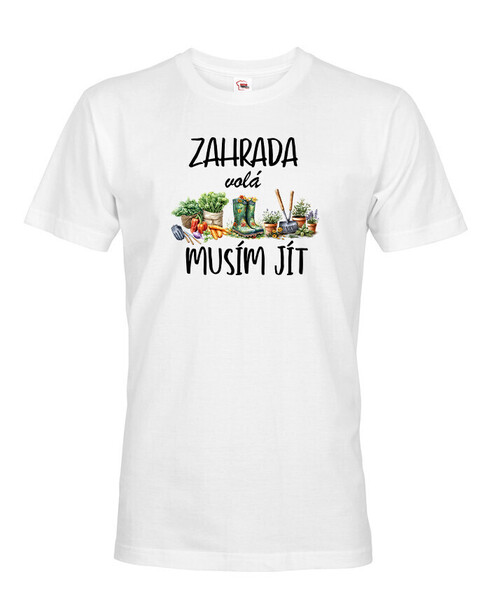 Pánske tričko Zahrada volá