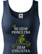 Dámske tričko nie som princezná, som cyklistka