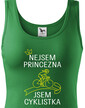 Dámske tričko nie som princezná, som cyklistka