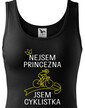 Dámske tričko nie som princezná, som cyklistka