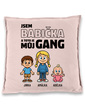 Vankúš Som babička a toto je moj gang