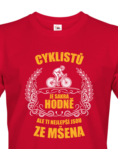 Pánské tričko - Cyklistov je veľmi veľa