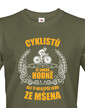 Pánské tričko - Cyklistov je veľmi veľa