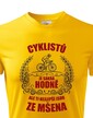 Pánské tričko - Cyklistov je veľmi veľa