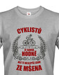 Pánské tričko - Cyklistov je veľmi veľa