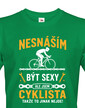 Pánske tričko Sexi cyklista