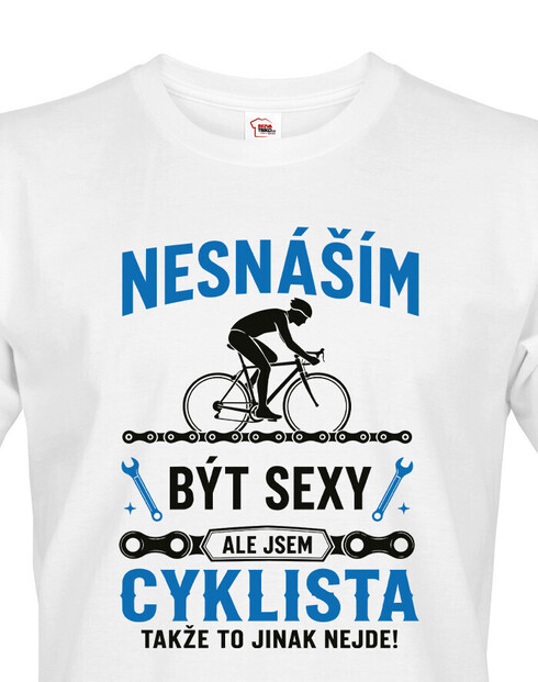 Pánske tričko Sexi cyklista