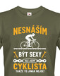 Pánske tričko Sexi cyklista