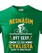 Pánske tričko Sexi cyklista