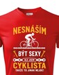 Pánske tričko Sexi cyklista
