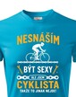 Pánske tričko Sexi cyklista