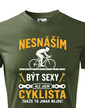 Pánske tričko Sexi cyklista