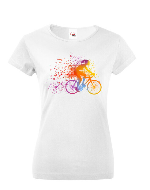 Dámské tričko Cyklistka