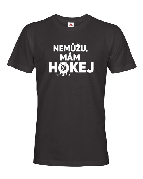 Pánske tričko Nemôžem, mám hokej