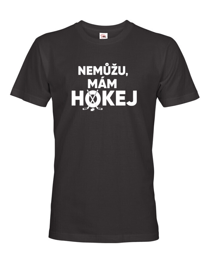 Pánske tričko Nemôžem, mám hokej