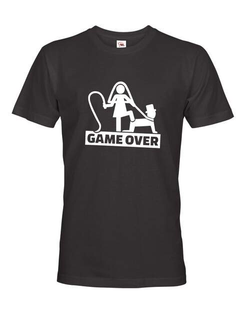 Pánske tričko na rozlúčku Game Over 3