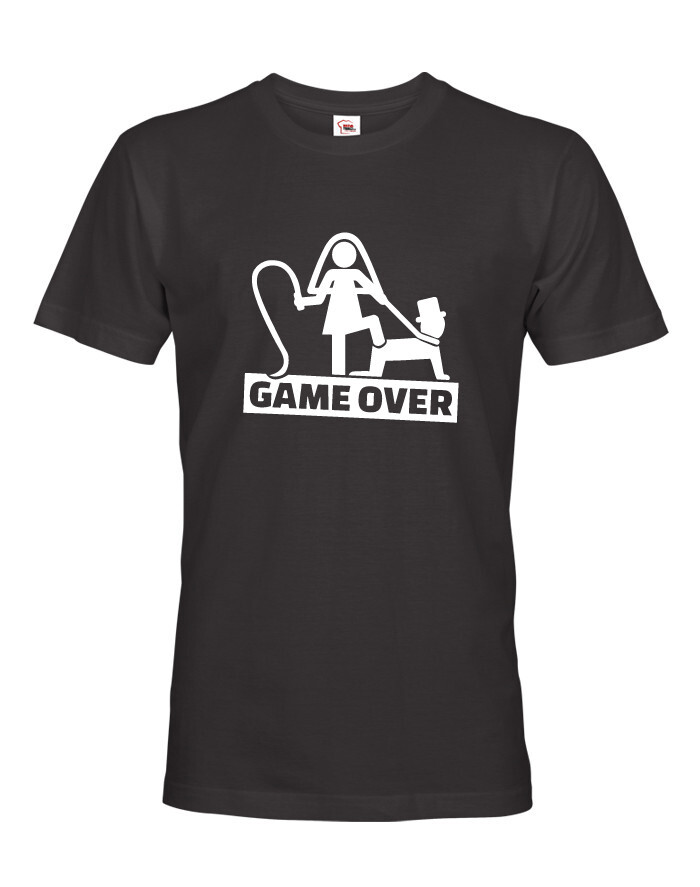 Pánske tričko na rozlúčku Game Over 3