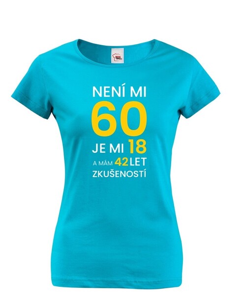 Dámske tričko k 60. narodeninám