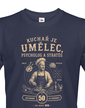 Pánske tričko Kuchár je umelec, psychológ a stratég