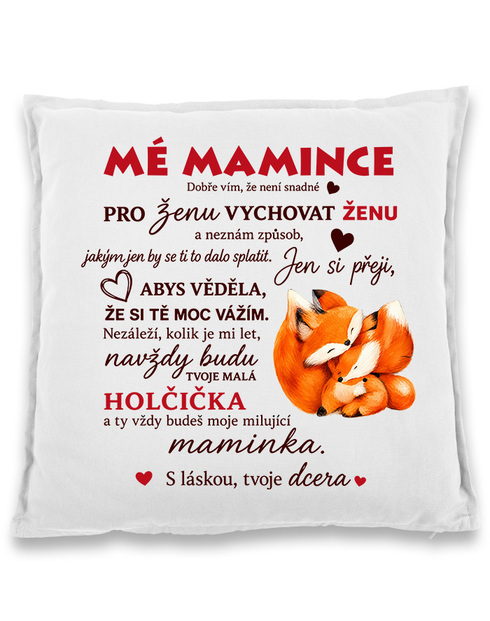 Vankúš pre mamičku – Mojej mamičke