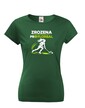 Dámske tričko Zrodená pre florbal
