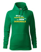 Dámska mikina - Bola som namyslená, ale teraz som dokonalá