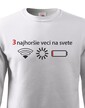 Detská mikina 3 najhoršie veci na svete