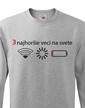 Detská mikina 3 najhoršie veci na svete