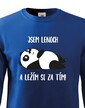 Detská mikina Som leňoch a ležím si za tým!