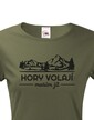Dámske tričko Hory volajú musím ísť