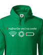 Pánska mikina 3 najhoršie veci na svete