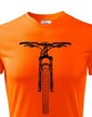 Pánske tričko MTB s horským bicyklom